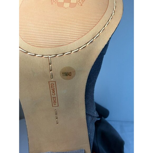 Vince Camuto Dreven Over The Knee Boot Grey Womens Size 11 High Block Heel Dress - Picture 11 of 13